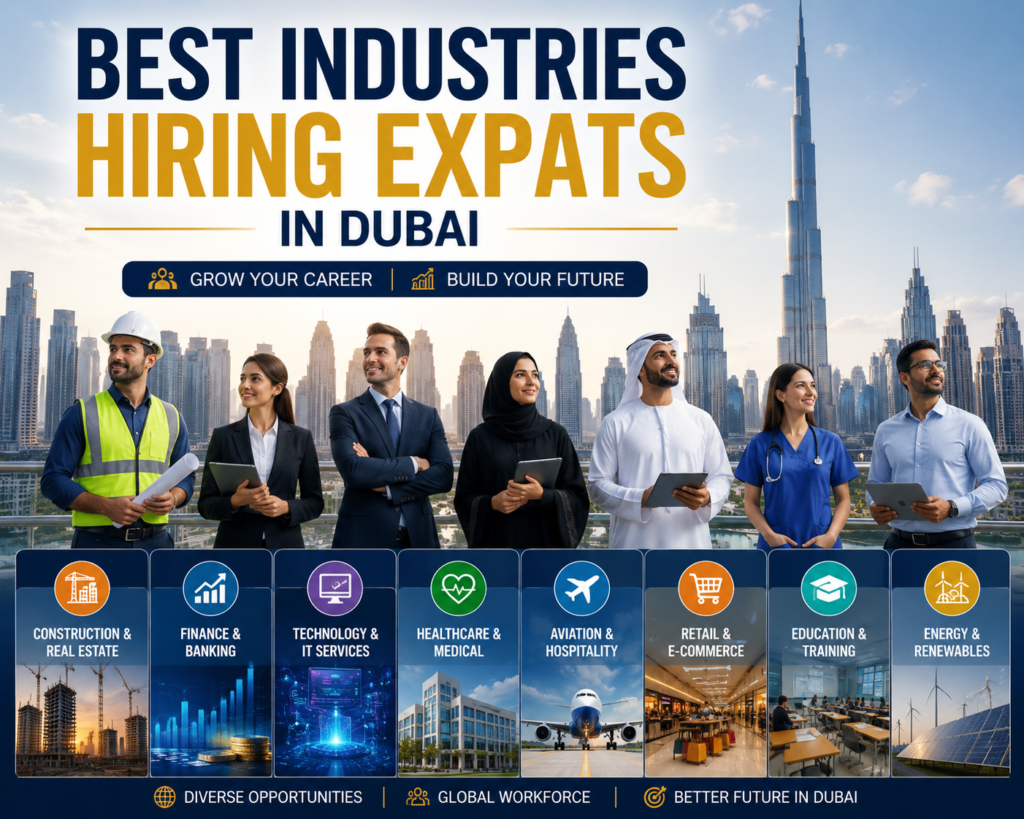 Best Industries Hiring Expats in Dubai