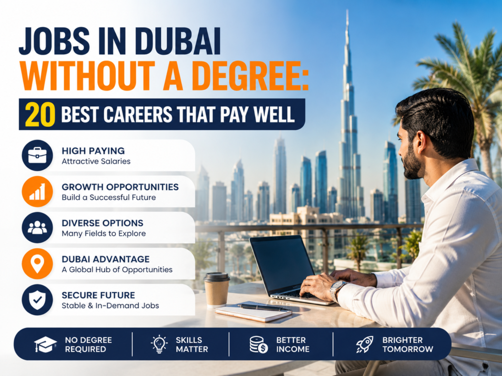 Jobs in Dubai Without a Degree Best Careers That Pay Well 3 Jobs in Dubai Without a Degree