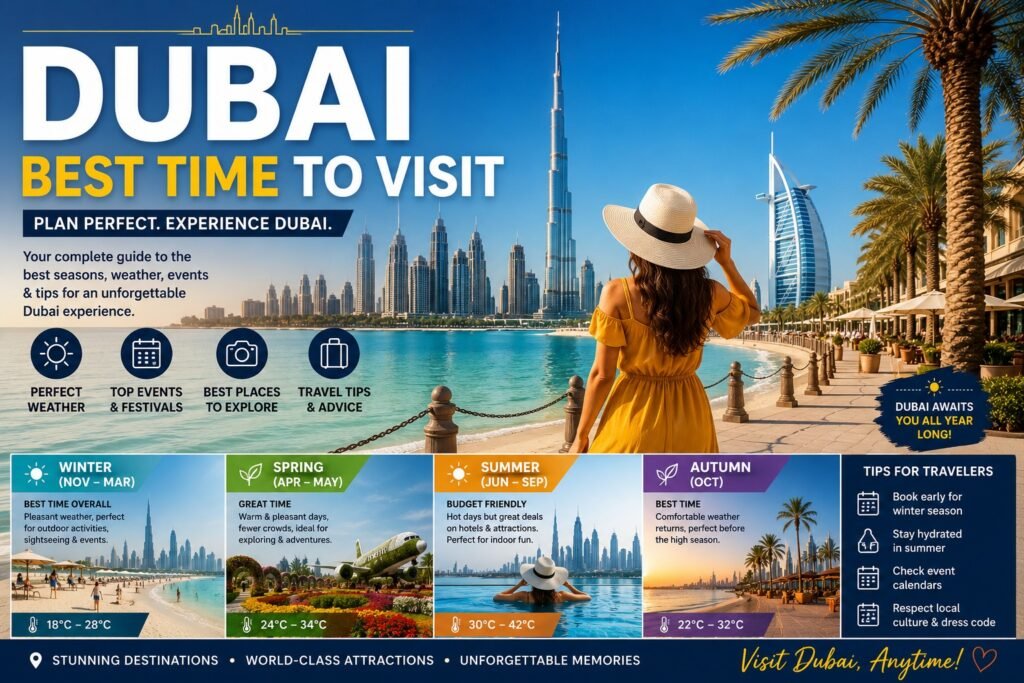 Dubai Best Time to Visit: Amazing Ultimate Guide for Every Traveler 2 Dubai Best Time to Visit