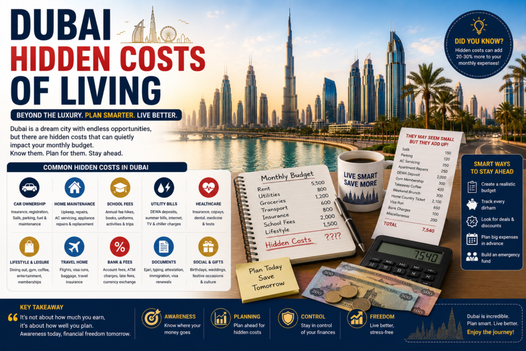 Dubai Hidden Costs of Living