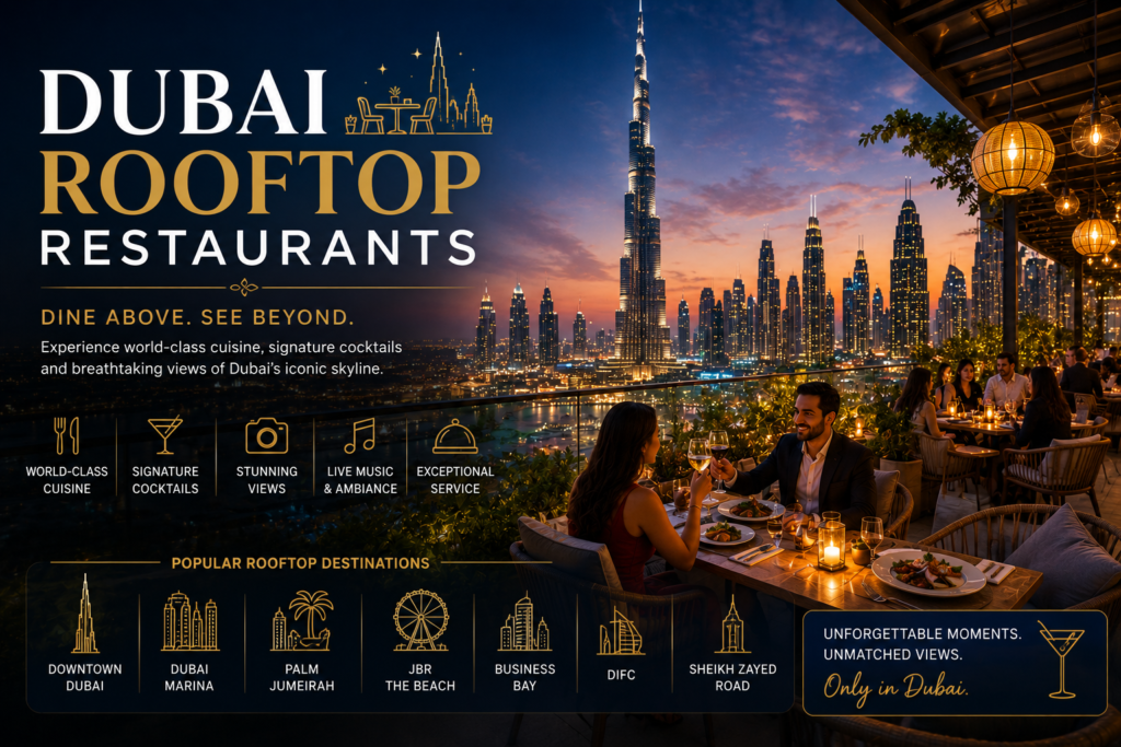 Best Rooftop Restaurants in Dubai You Must Try to Visit 3 Dubai Rooftop Restaurants