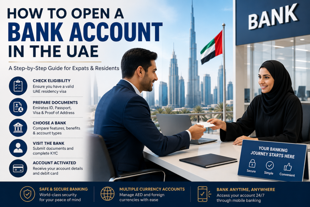 How to Open a Bank Account in the UAE
