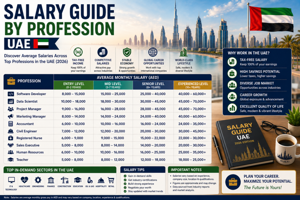 Highest Paying Jobs in the UAE Revealed by Profession 2 Salary Guide by Profession UAE