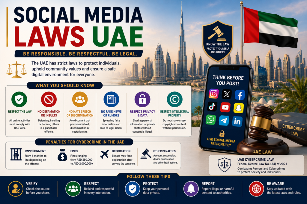 UAE Social Media Laws Everyone Needs to Know 2 Social Media Laws UAE