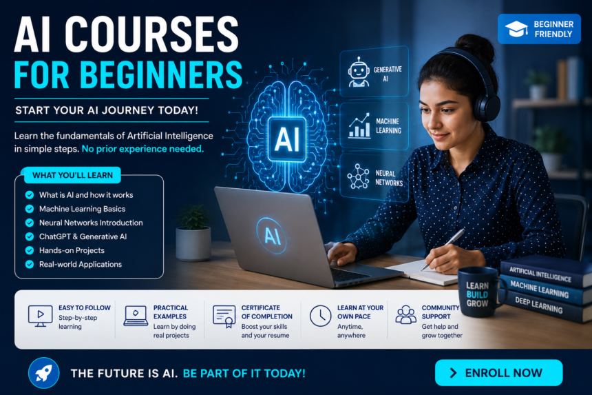 AI Courses For Beginners 2026 From Zero to Hero AI Experts 1 AI Courses for Beginners
