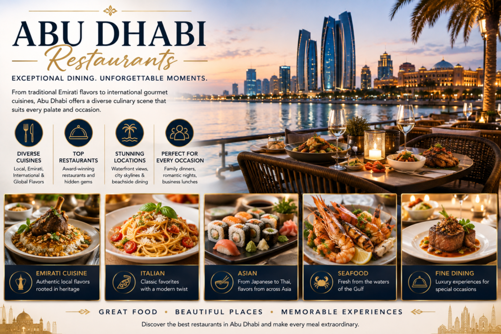 Best Restaurants in Abu Dhabi For Dining Out You Must Try 2 Abu Dhabi Restaurants