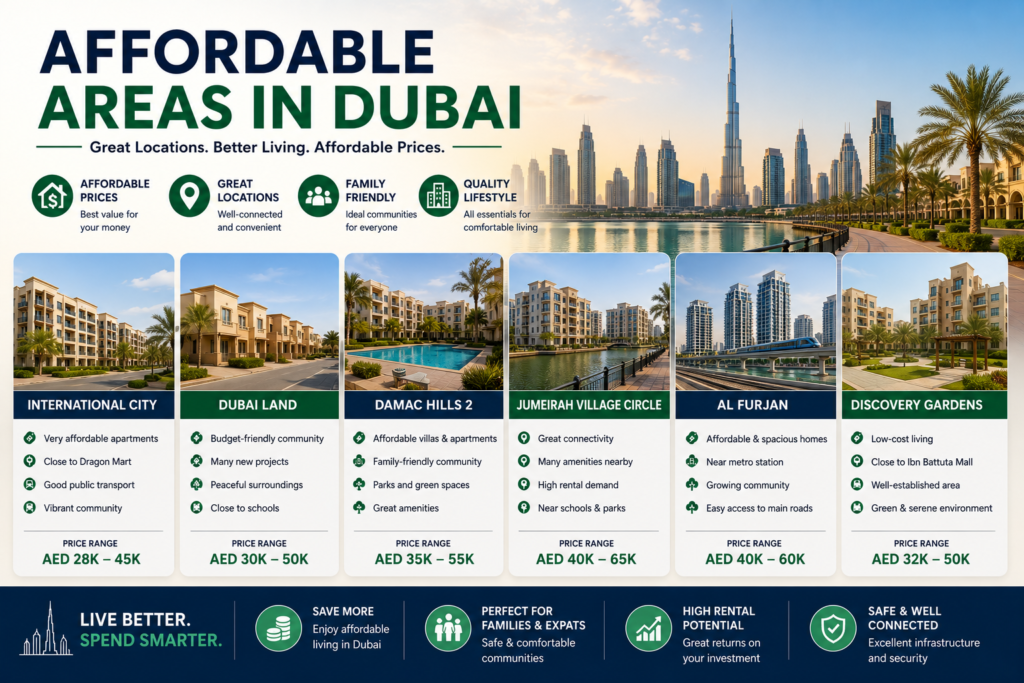 Best Affordable Areas in Dubai to Stay in For Tourists & Expats 2 Affordable Areas in Dubai