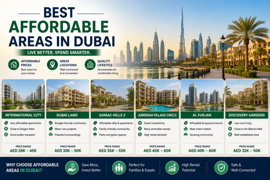 Best Affordable Areas in Dubai