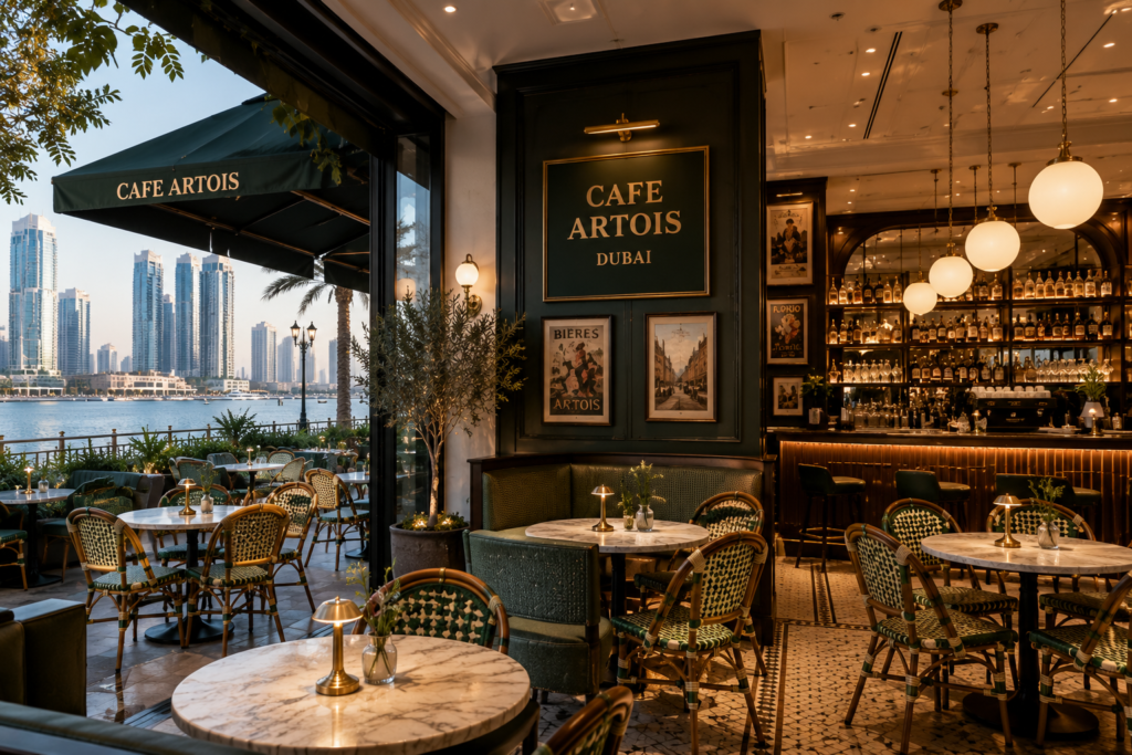 Cafe Artois Dubai: A Relaxed Canal-Side Dining Experience 2 Cafe Artois