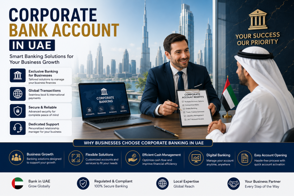 Open Corporate Bank Account in UAE Documents Requirements 2026 2 Corporate Bank Account in UAE