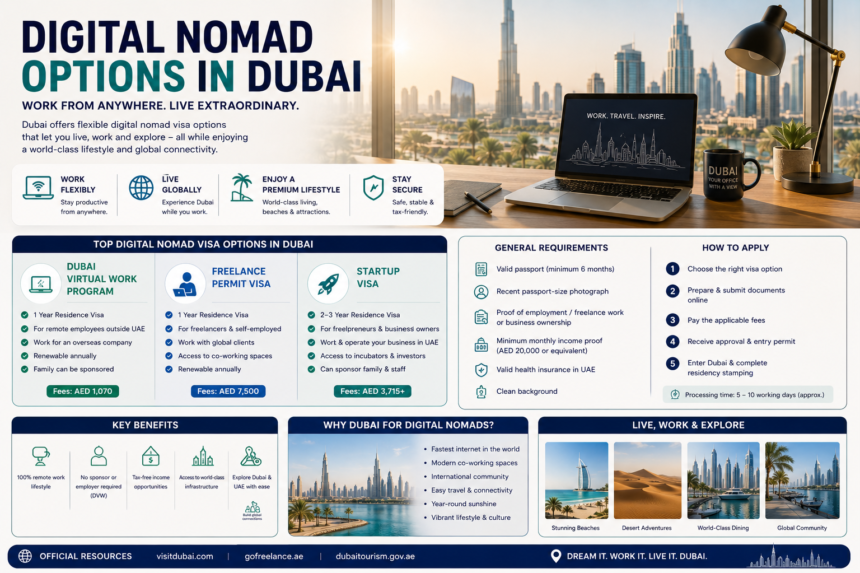 Digital Nomad Options in Dubai: 7 Powerful Routes for 2026 1 Digital Nomad Options in Dubai