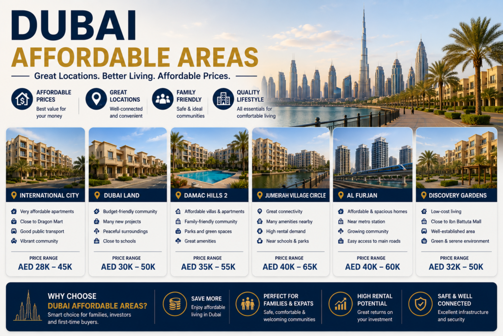 Best Affordable Areas in Dubai to Stay in For Tourists & Expats 3 Dubai Affordable Areas