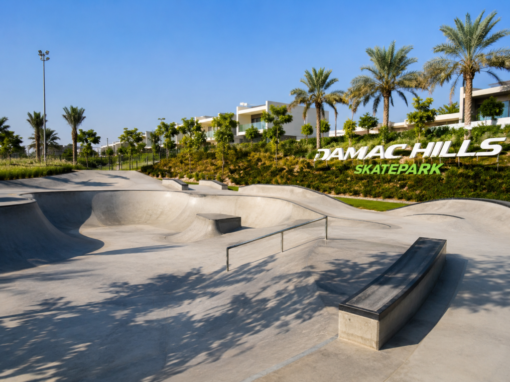 Dubai DAMAC Hills Skatepark
