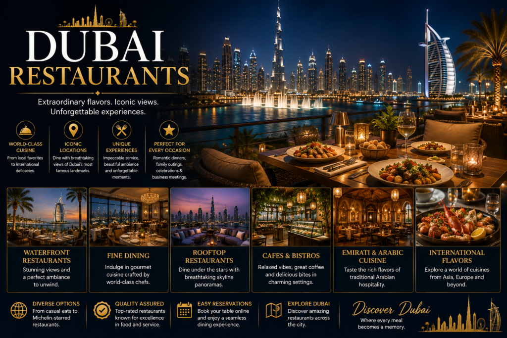 Best Restaurants in Dubai You Must Definetly Try to Visit 3 Dubai Restaurants