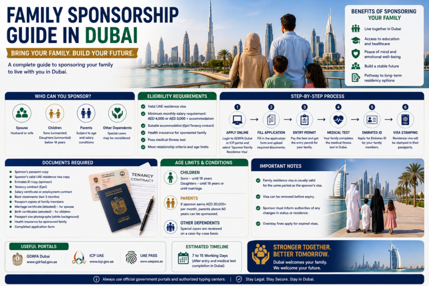 Family Sponsorship Guide in Dubai