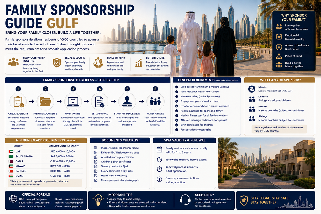 Family Sponsorship Guide of Gulf