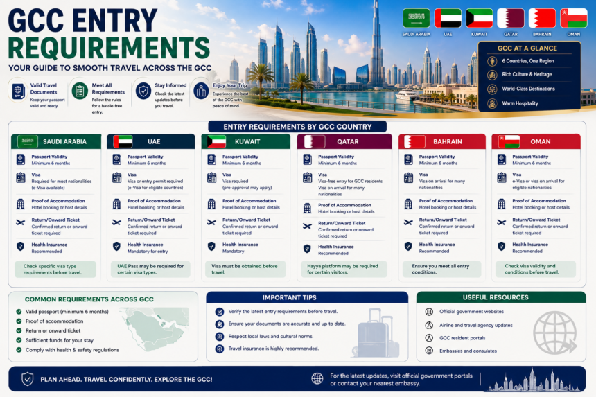 GCC Entry Requirements: 7 Essential Rules for Travelers in 2026 1 GCC Entry Requirements