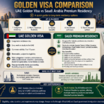 Golden Visa Comparison UAE vs Saudi Arabia