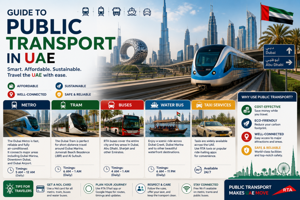 Guide to Public Transport in UAE