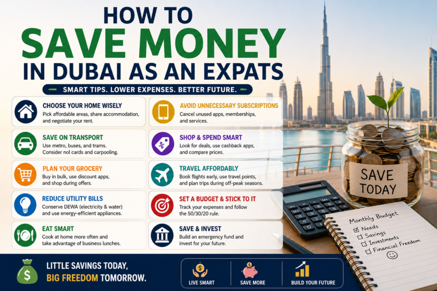 How to Save Money in Dubai as an Expats? Smart Tips For You to Know 1 How to Save Money in Dubai as an Expats