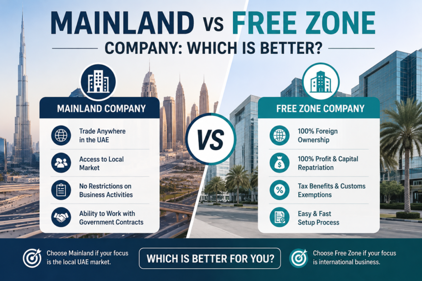 Mainland vs Free Zone Company Which Is Better