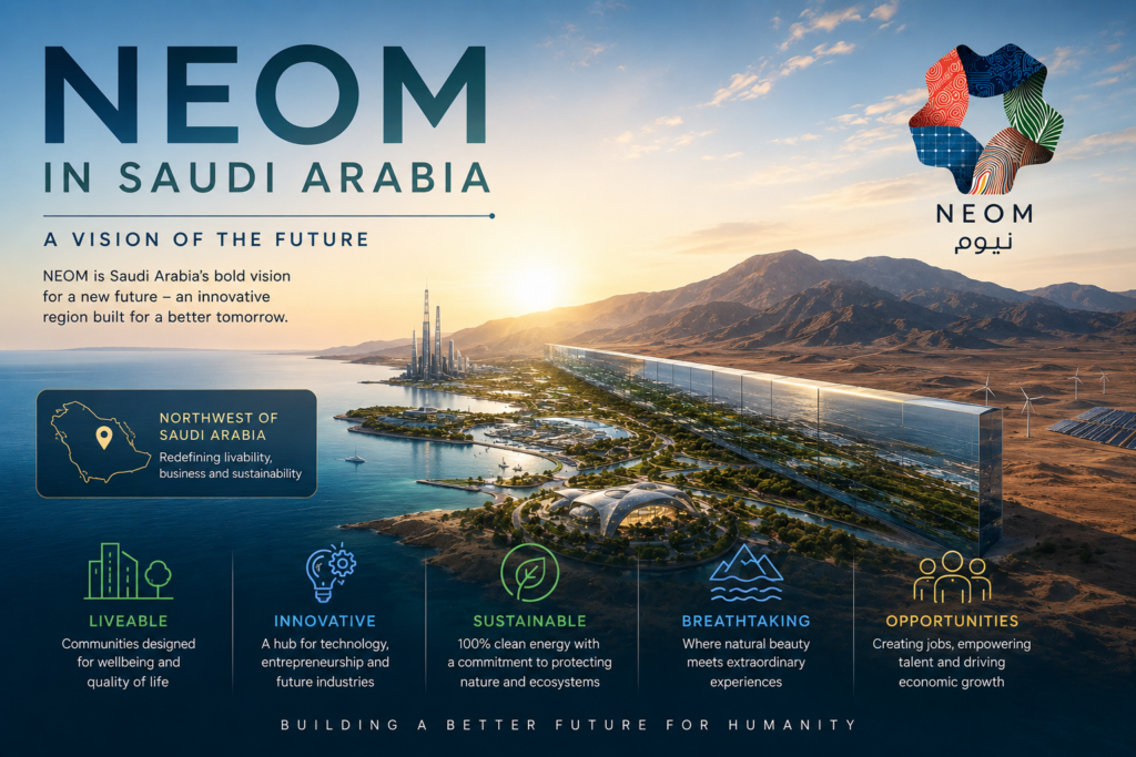 NEOM Explained Vision Line For Global Businesses 3 NEOM in Saudi Arabia