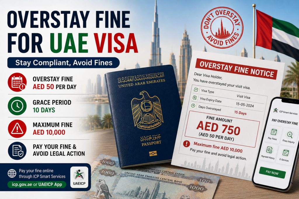 UAE Visa Overstay Fine Explained Rules & Fines 2 Overstay Fine For UAE Visa