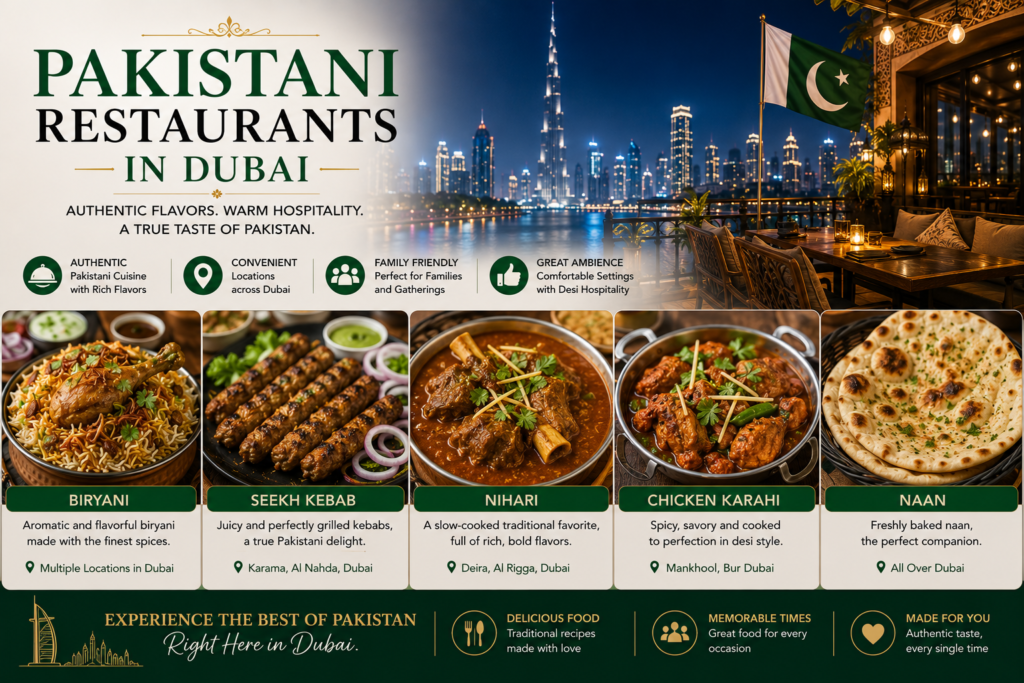 Pakistani Restaurants in Dubai