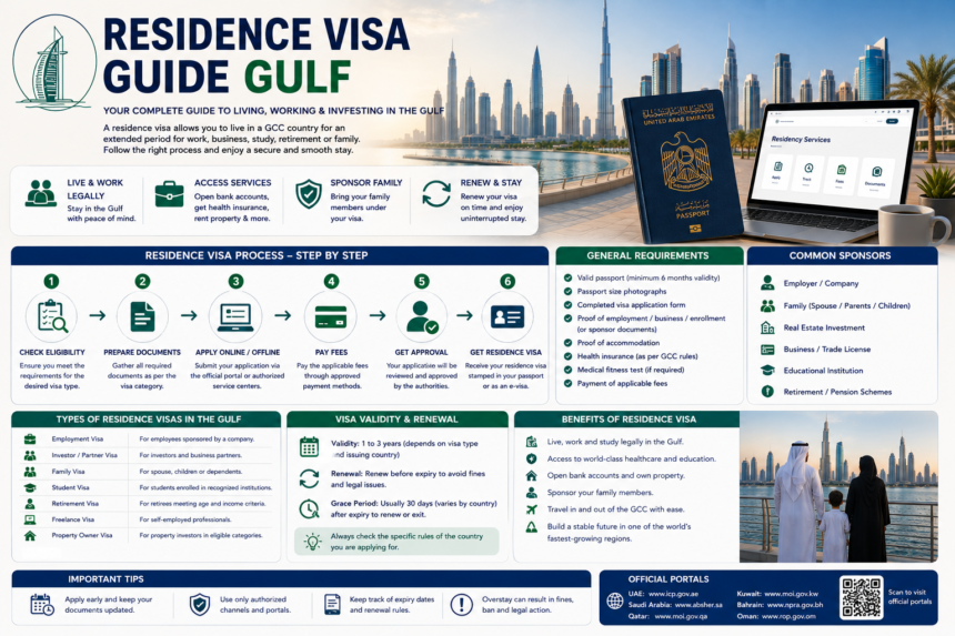 Residence Visa Guide Gulf: 6 Essential Routes for 2026 1 Residence Visa Guide Gulf