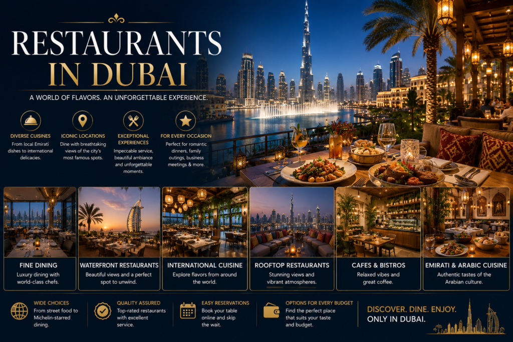 Best Restaurants in Dubai You Must Definetly Try to Visit 2 Restaurants in Dubai