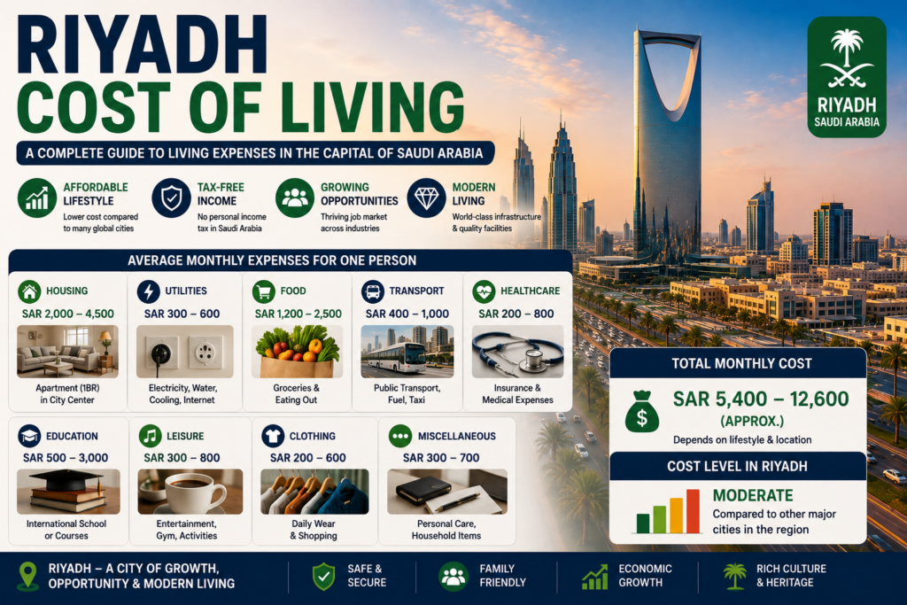 Cost of Living in Riyadh For Singles, Couples, Families & Bachelors 2 Riyadh Cost Of Living