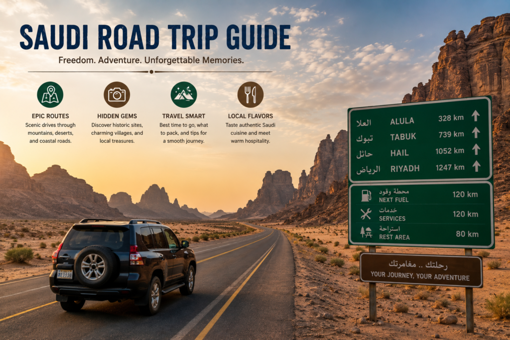 Saudi Road Trip Guide: Amazing Ultimate Driving Adventure 2 Saudi Road Trip Guide