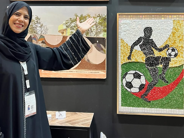 Safeya Al Hebsi Is Redefining Emirati Art Through Mosaic Innovation 1 Safeya Al Hebsi