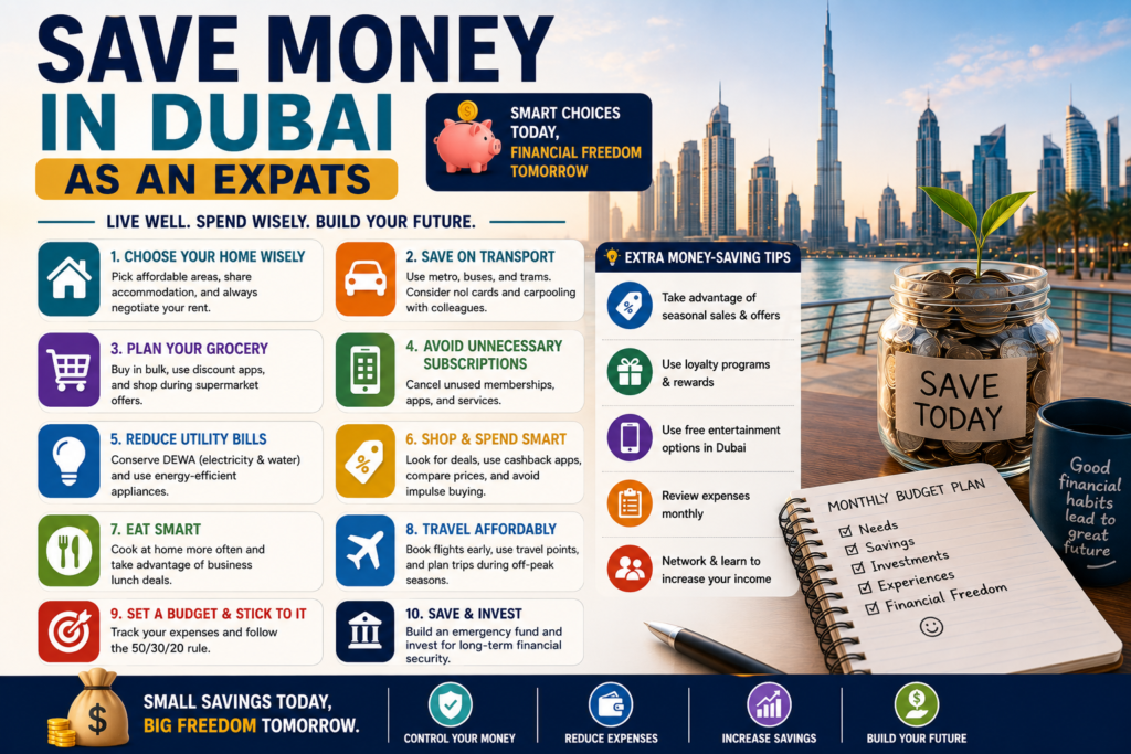 How to Save Money in Dubai as an Expats? Smart Tips For You to Know 3 Save Money in Dubai as an Expats