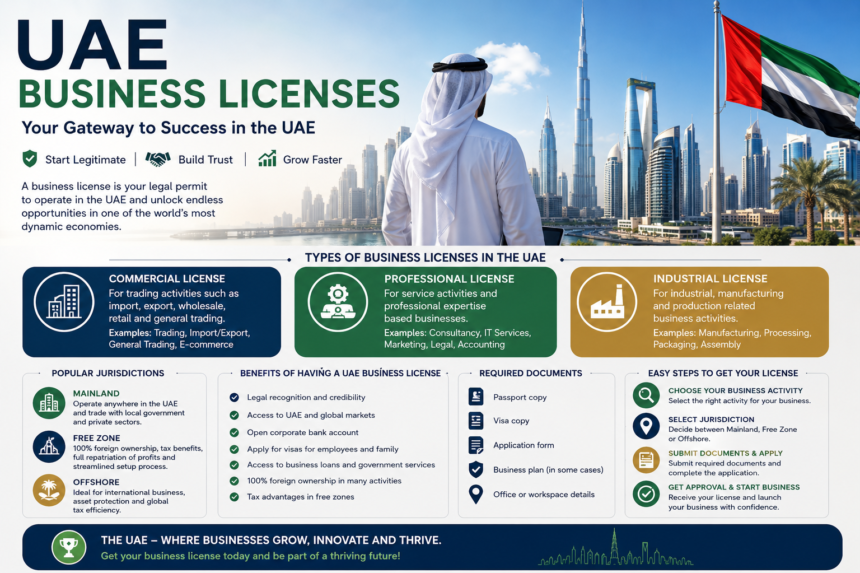 UAE Business Licenses Guide Explained For Every Entrepreneurs 1 UAE Business Licenses