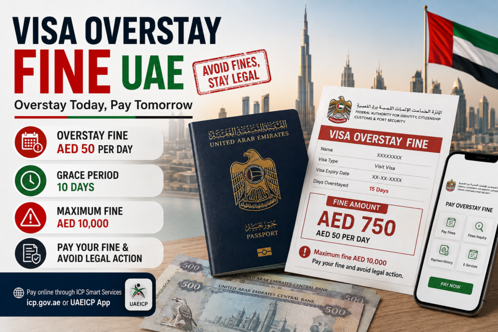 UAE Visa Overstay Fine Explained Rules & Fines 3 Visa Overstay Fine UAE