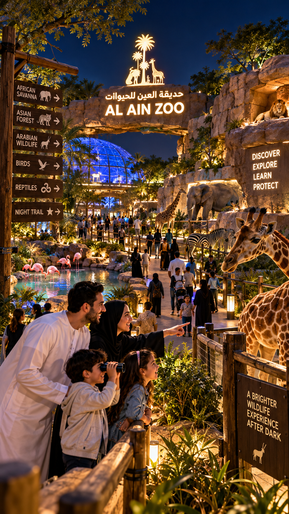 Al Ain Zoo Glow After Dark: A New Way to Experience Wildlife 2 Al Ain Zoo Glow After the Dark