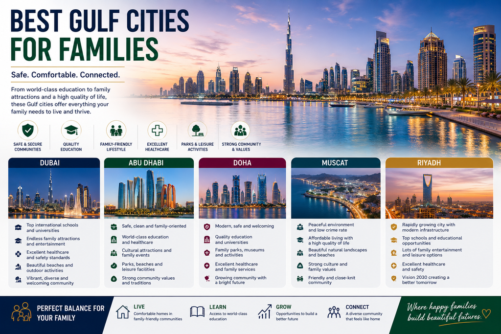 Best Gulf Cities for Families: 10 Amazing Places to Live in 2026 2 Best Cities in Gulf for Families