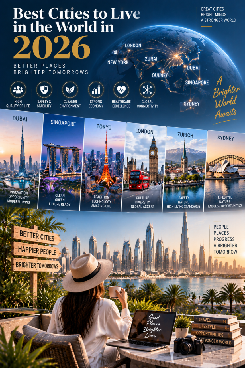 Best Cities to Live in the World in 2026: 10 Amazing Global Destinations for Modern Living 1 Best Cities to Live in the World