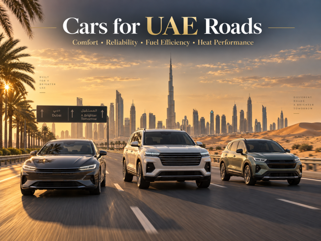Best Cars for UAE Roads Ultimate Long Distance Driving in UAE 2 Cars for UAE Roads