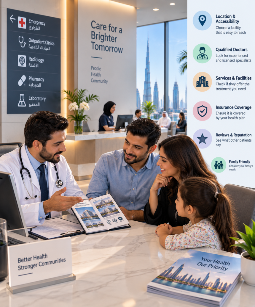 Choosing the Right Hospital or Clinic in the Gulf: Complete Expat Guide 1 Choosing the Right Hospital or Clinic in the Gulf