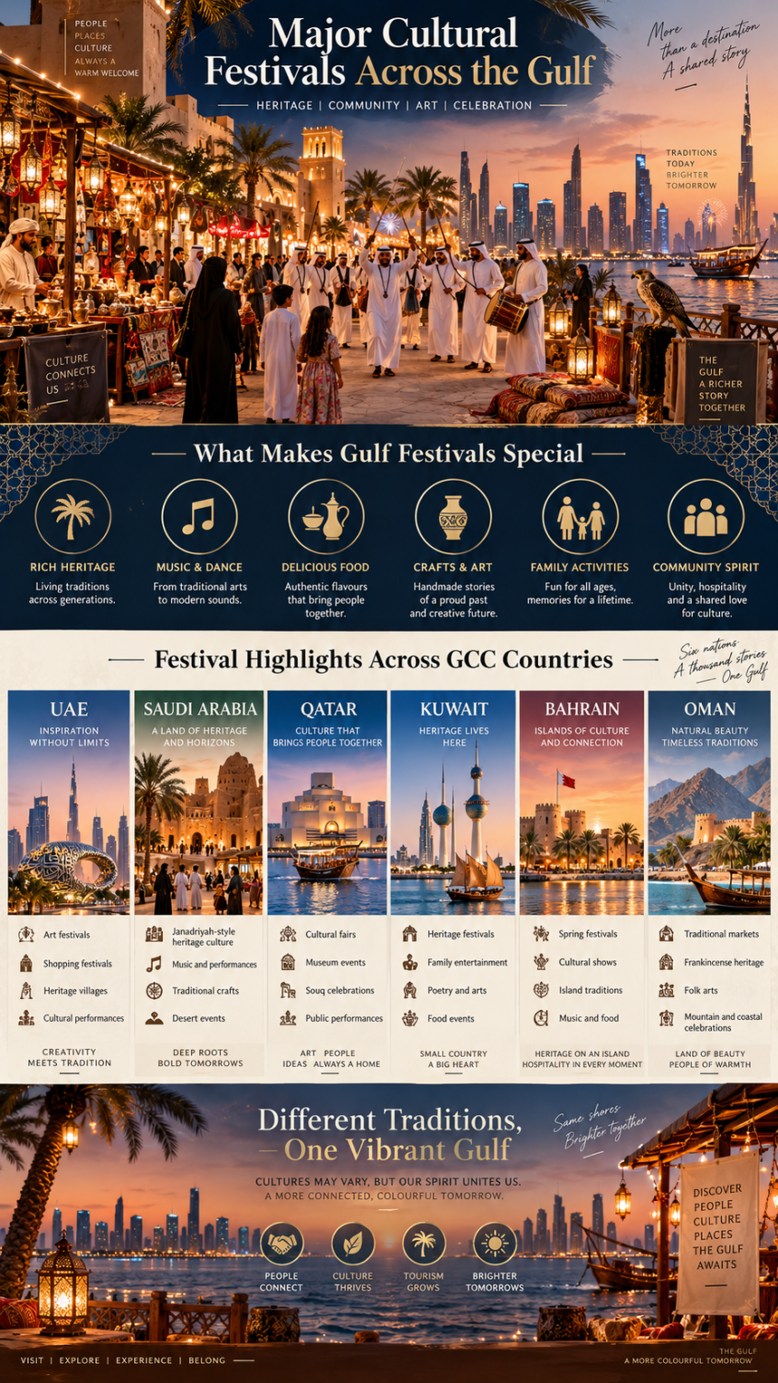Major Cultural Festivals Across the Gulf: 12 Amazing Events 1 Cultural Festivals Across the Gulf