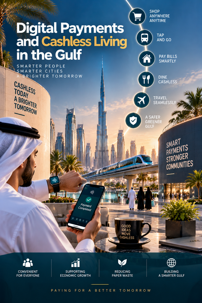 Digital Payments in the Gulf: How Cashless Living Is Changing Everyday Life 2 Digital Payments in the Gulf Country