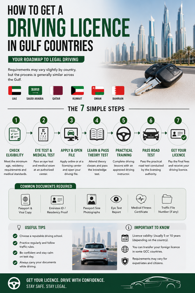 Driving Licence in Gulf Countries