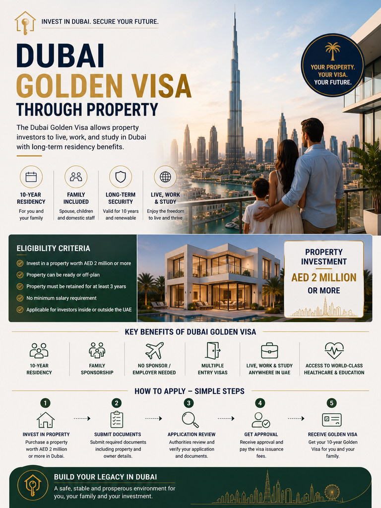 Can Dubai Golden Visa Through Property Secure 10 Years in 2026? 2 Dubai Golden Visa Property