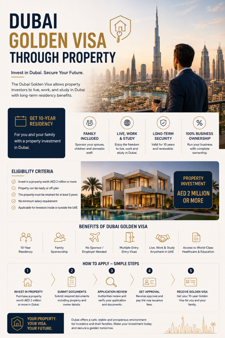 Can Dubai Golden Visa Through Property Secure 10 Years in 2026? 1 Dubai Golden Visa Through Property