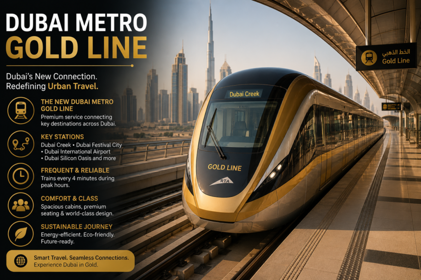 Dubai Metro Gold Line: 12 Powerful Facts About Dubai’s New Metro Route 1 Dubai Metro Gold Line
