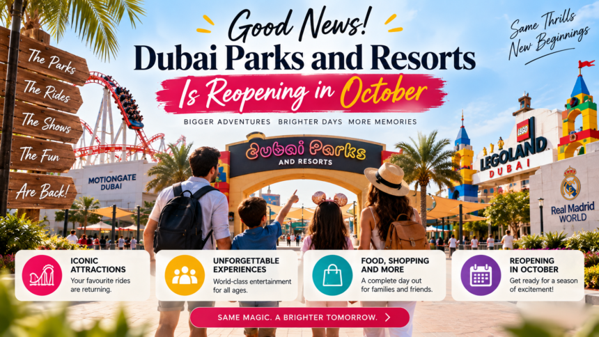 Dubai Parks and Resorts Reopening: What Families Can Expect This October 1 Dubai Parks and Resorts reopening
