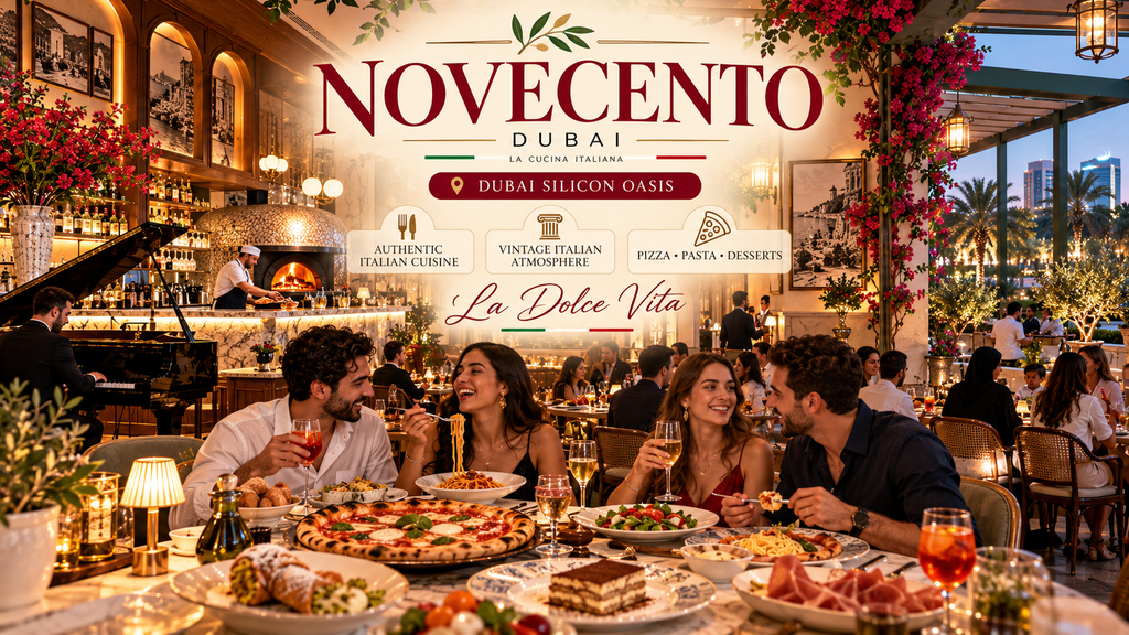 Novecento Dubai Silicon Oasis Offers a True Taste of La Dolce Vita 2 Dubai Silicon Oasis Novecento