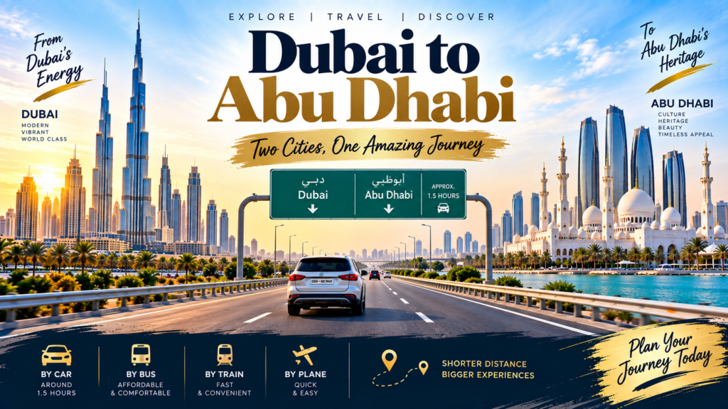 Dubai to Abu Dhabi Travel Guide Know Everything Before You Go 2 Dubai to Abu Dhabi